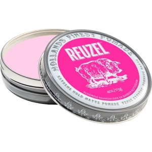 Reuzel Extrem Hold Matte Pink 113g + Merch Kit